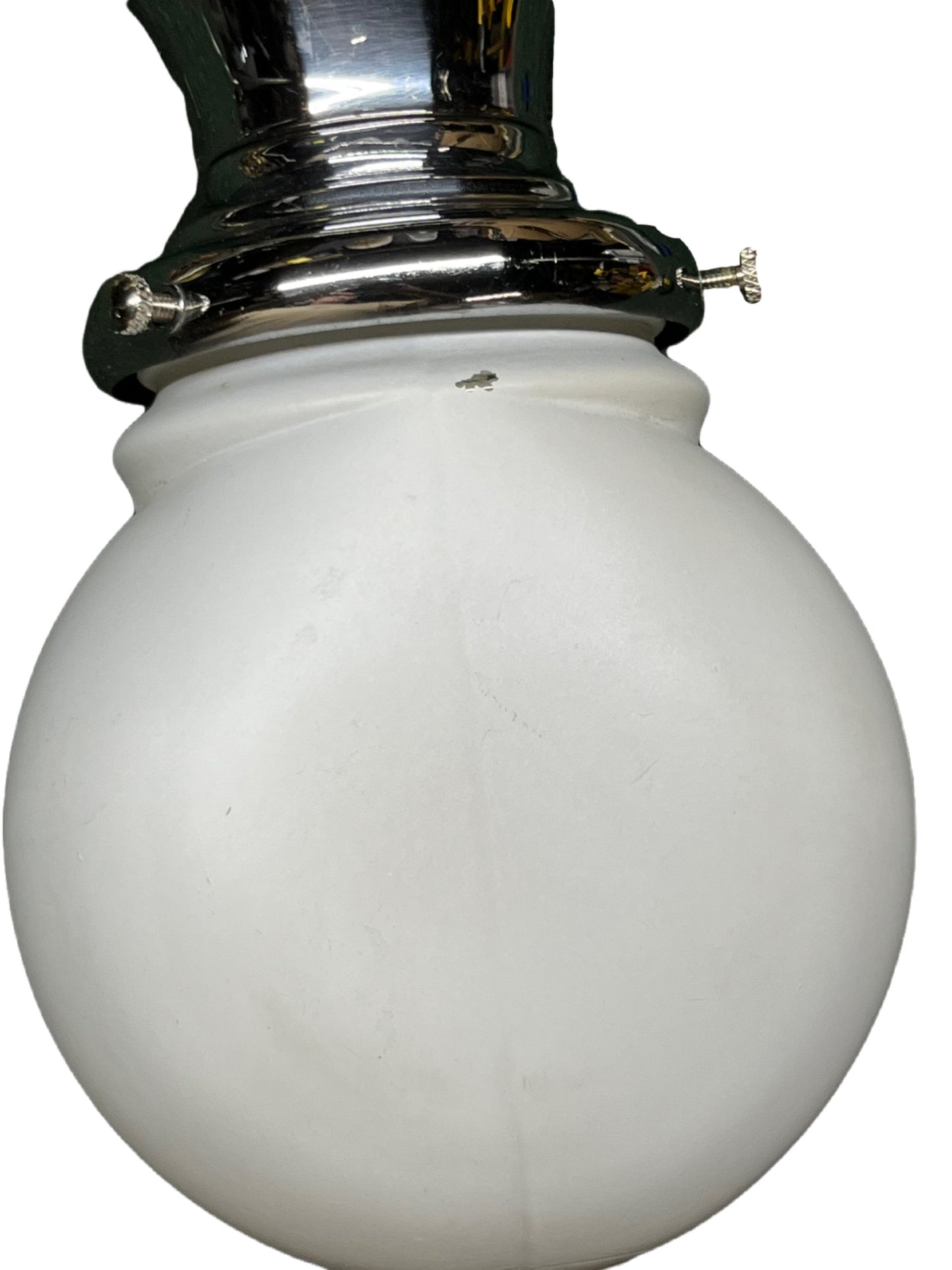 Art Deco Bath Sconce with Polished Chrome Fitter #2402