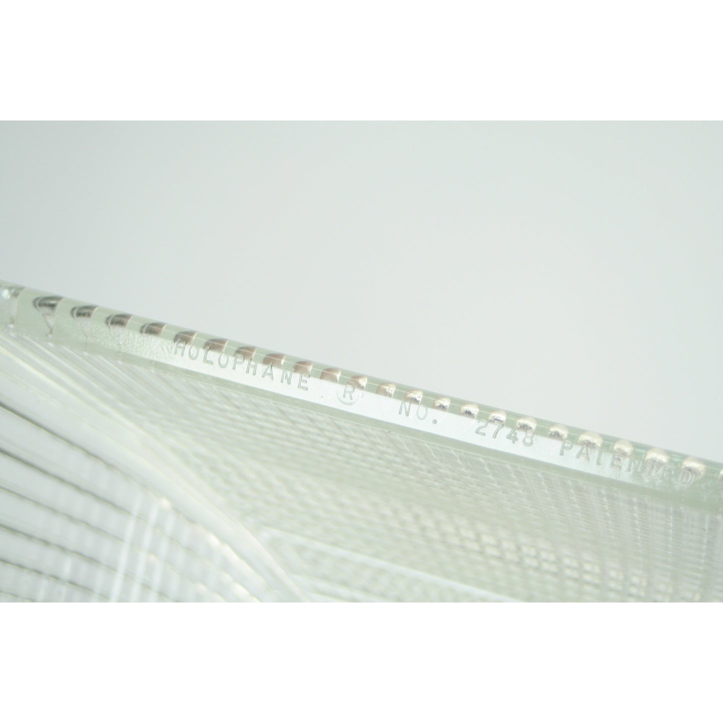 Brass Semi-Flush Holophane No.2748, #2208