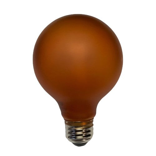 LED Painted 3" Globe, Gold or Amber 5.5w