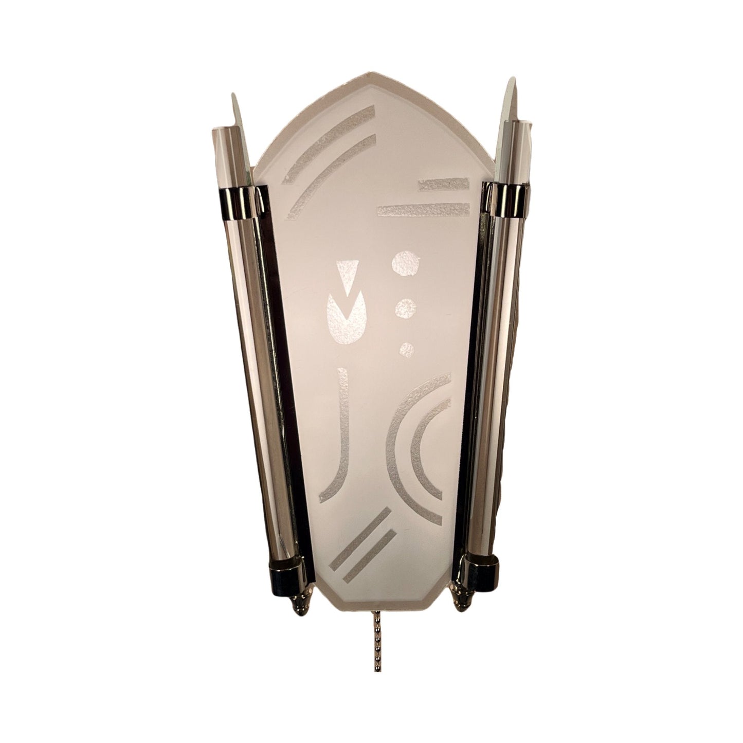Pair Art Deco "Bauhaus" Wall Sconces #2365