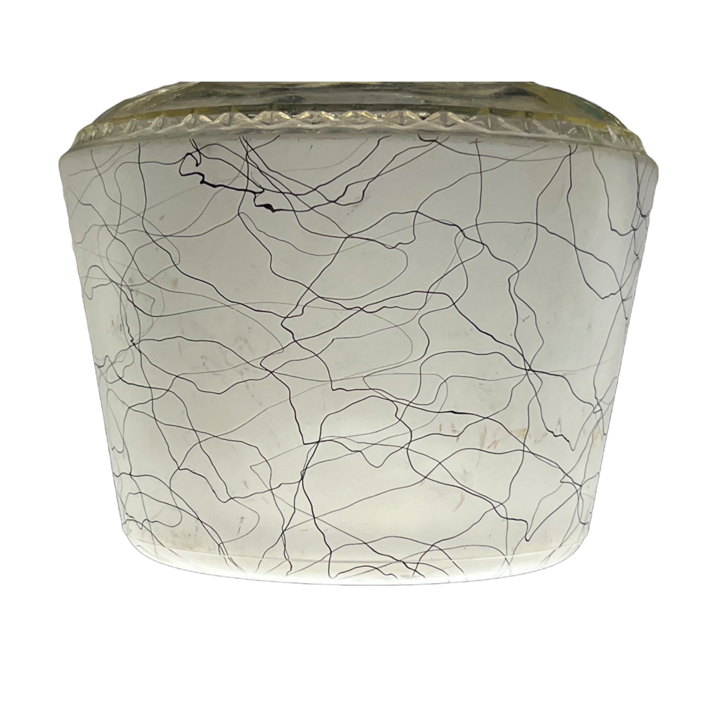 MidCentury Modern Semi Flush Globe #2418