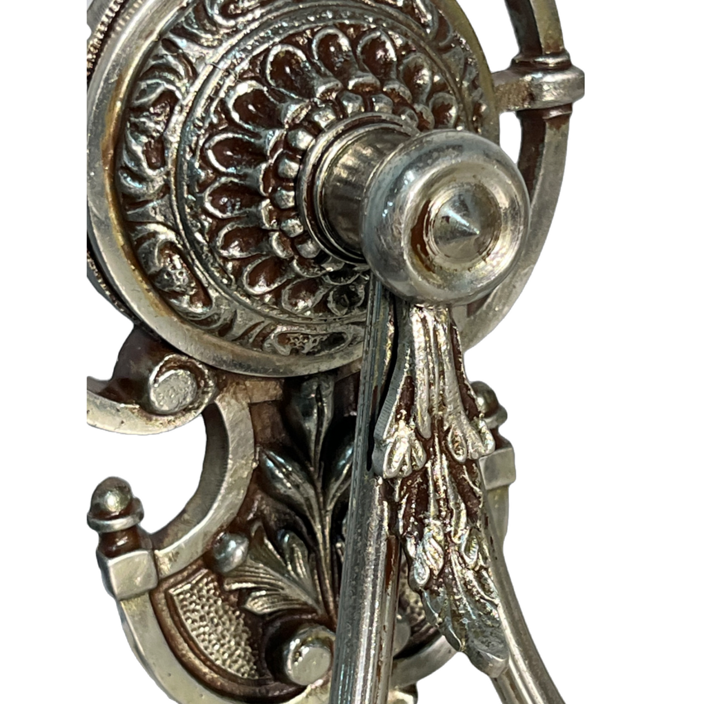 Nickel Plated Cast Brass Candelabra Wall Sconces #2450