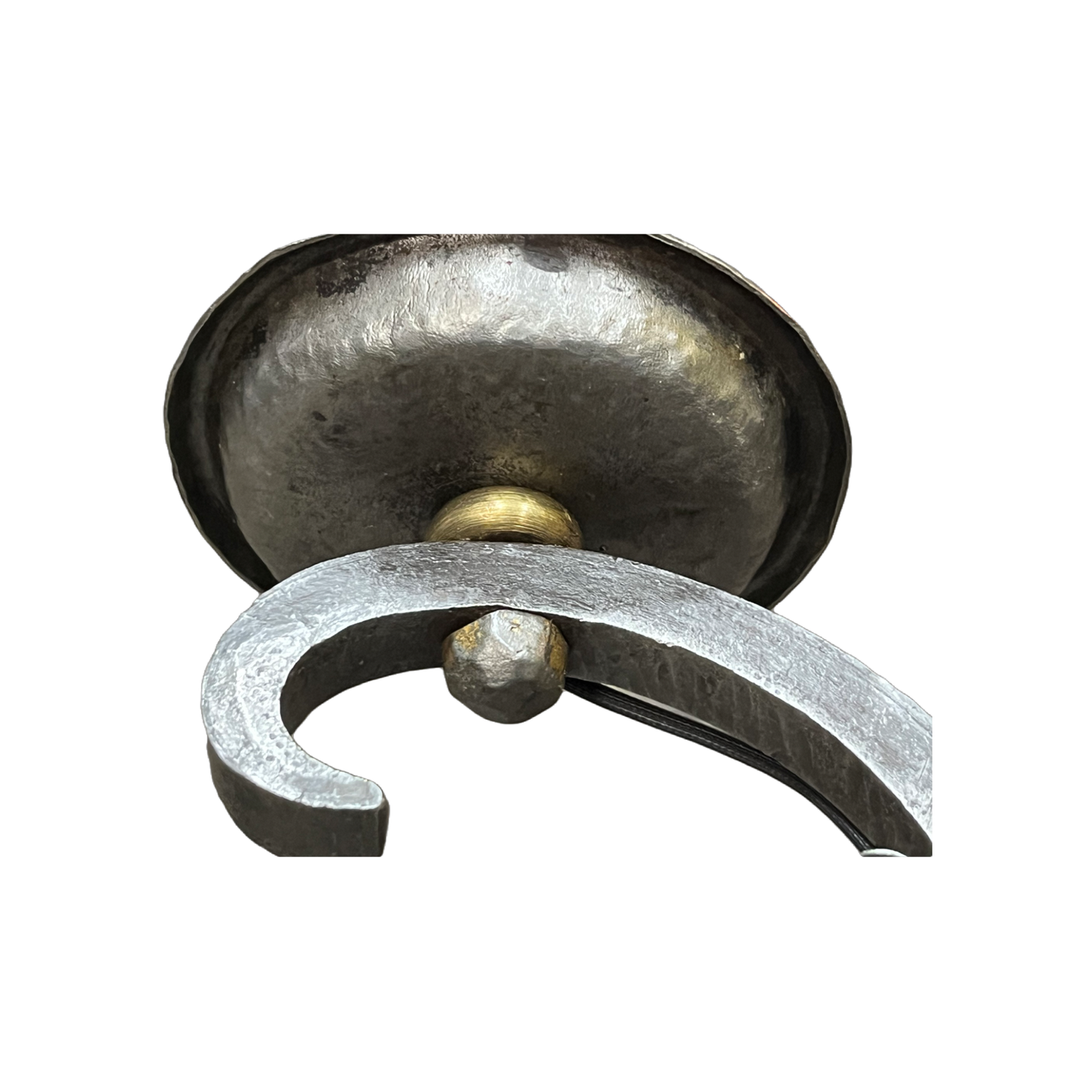 Pair Wrought Iron Double Sconces Spanish Revival Style #2506