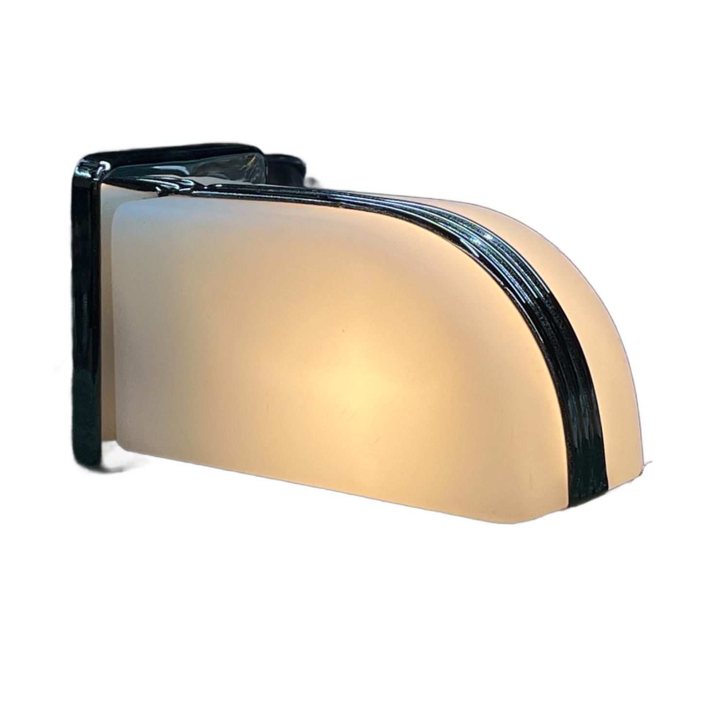 Streamline Art Deco Bath or Kitchen Sconce with Waterfall Front #2521