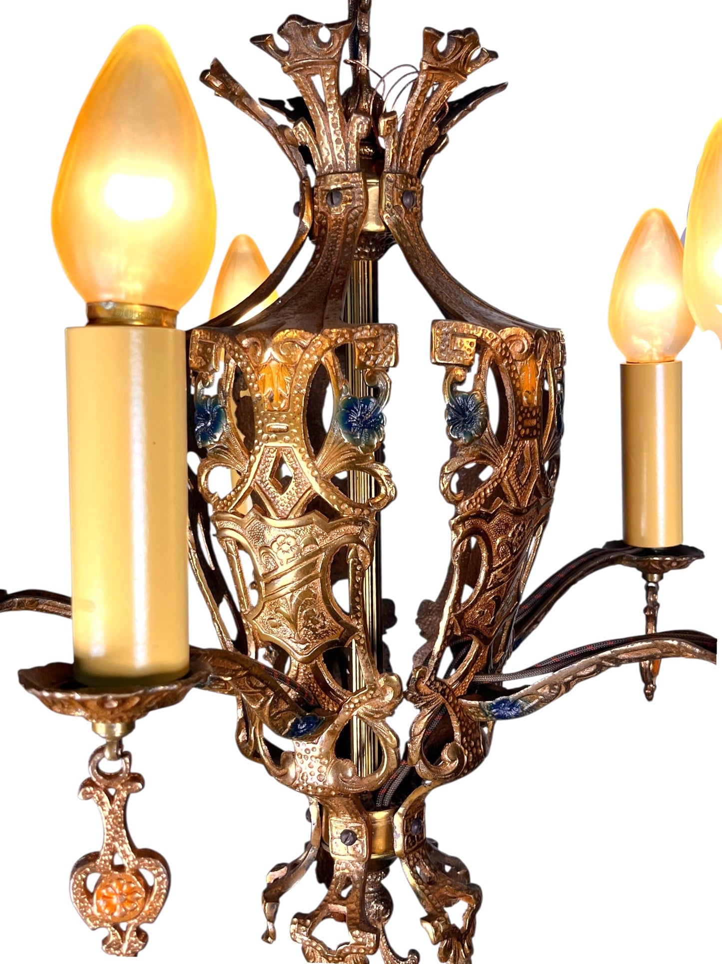 Cast Bronze 5 Light Chandelier #2533
