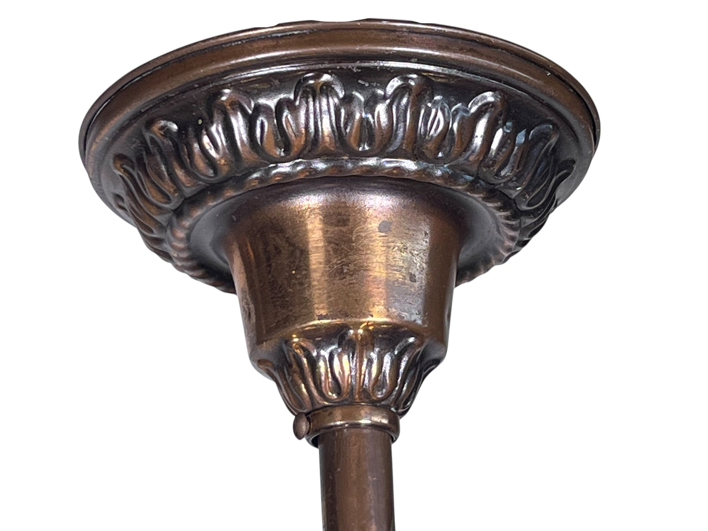 Dark Cast Bronze 5 Light with Original Finish and Candlecovers #2534