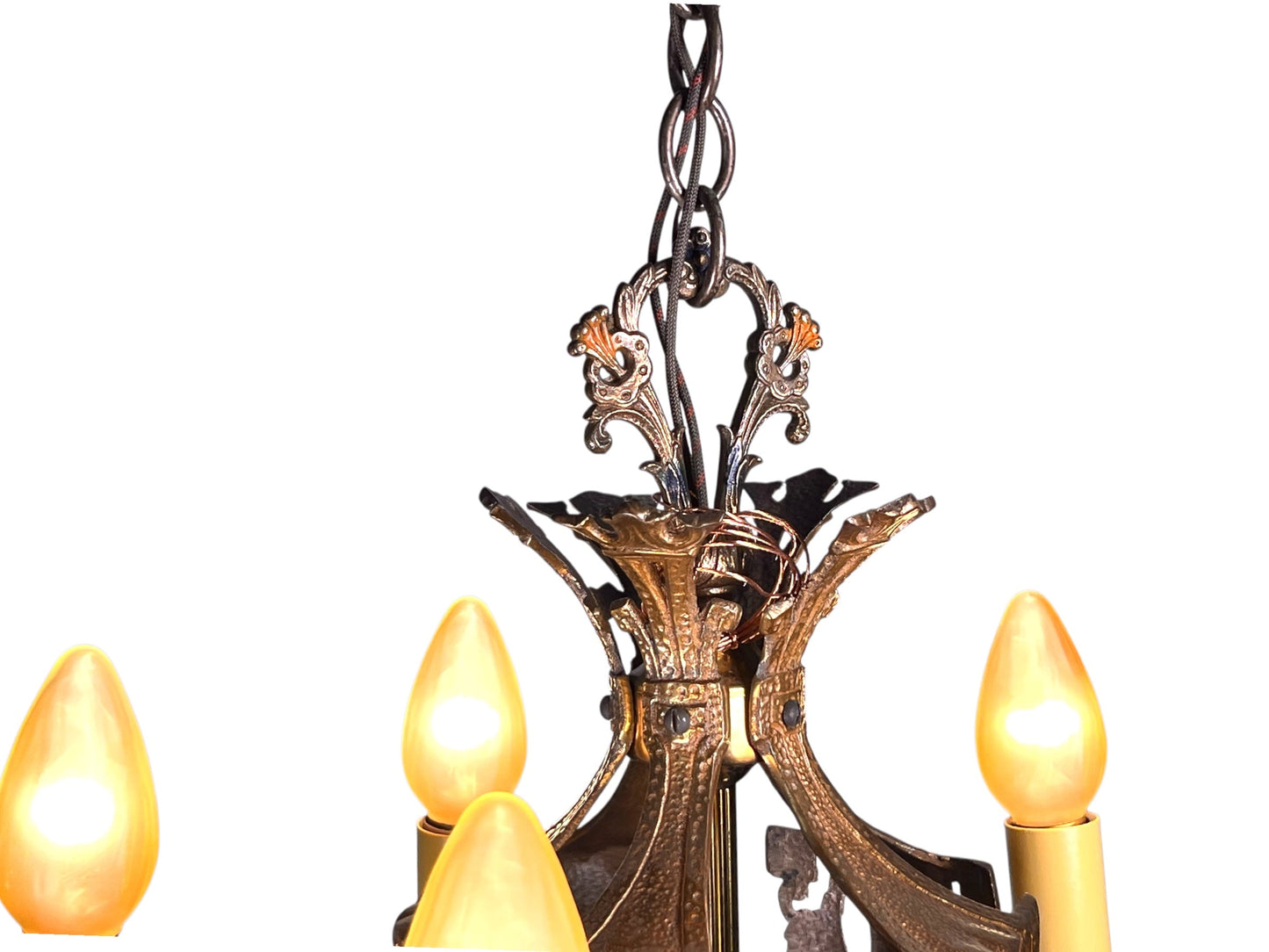 Cast Bronze 5 Light Chandelier #2533