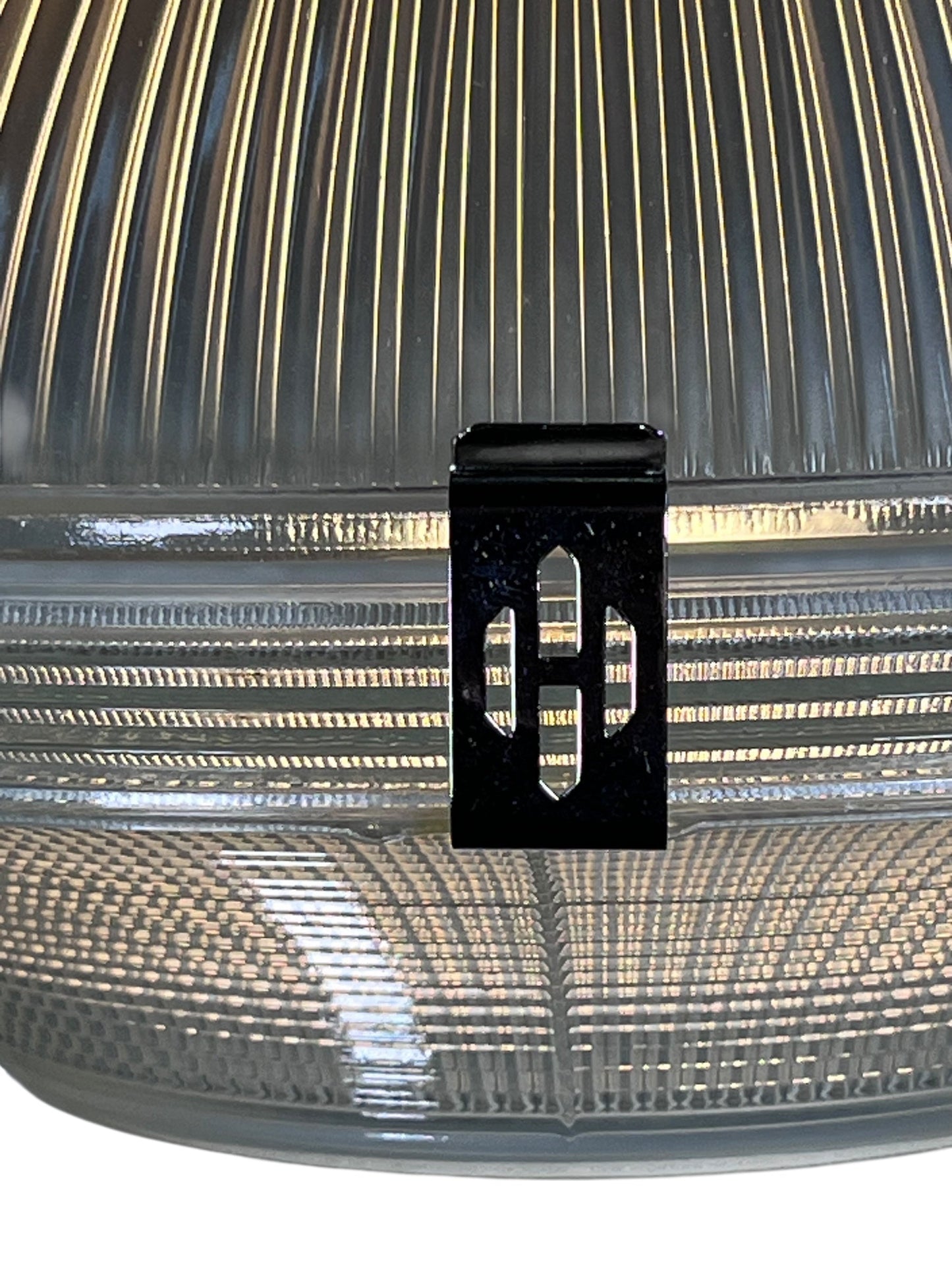 One of Two Vintage Holophane Pendant Lights #2535