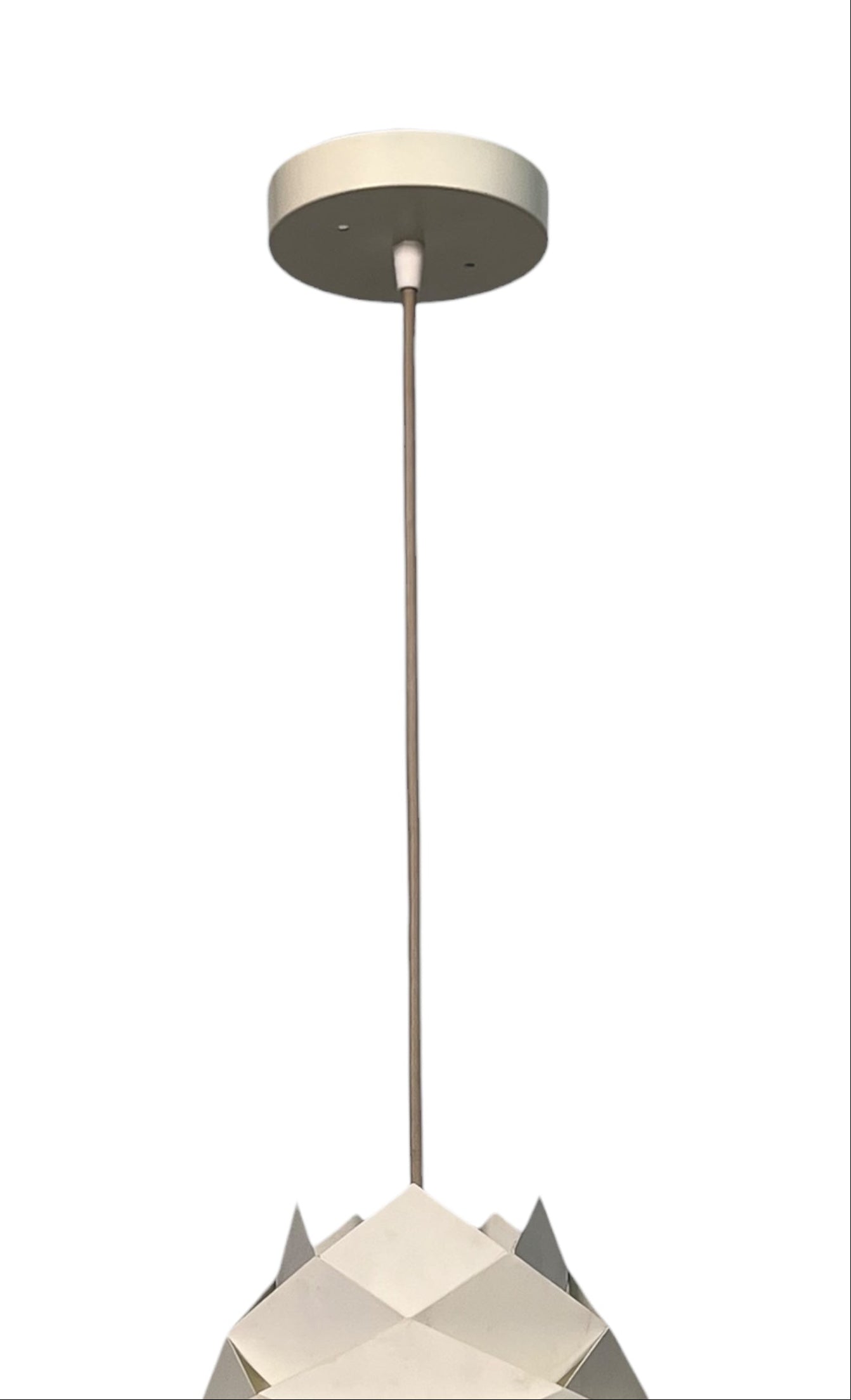 MidCentury Modern Preben Dal Symfoni Metal Pendant with Original Finish #2567