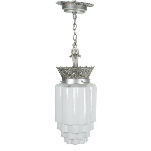 Art Deco Commercial Pendant with Skyscraper Shade #2079
