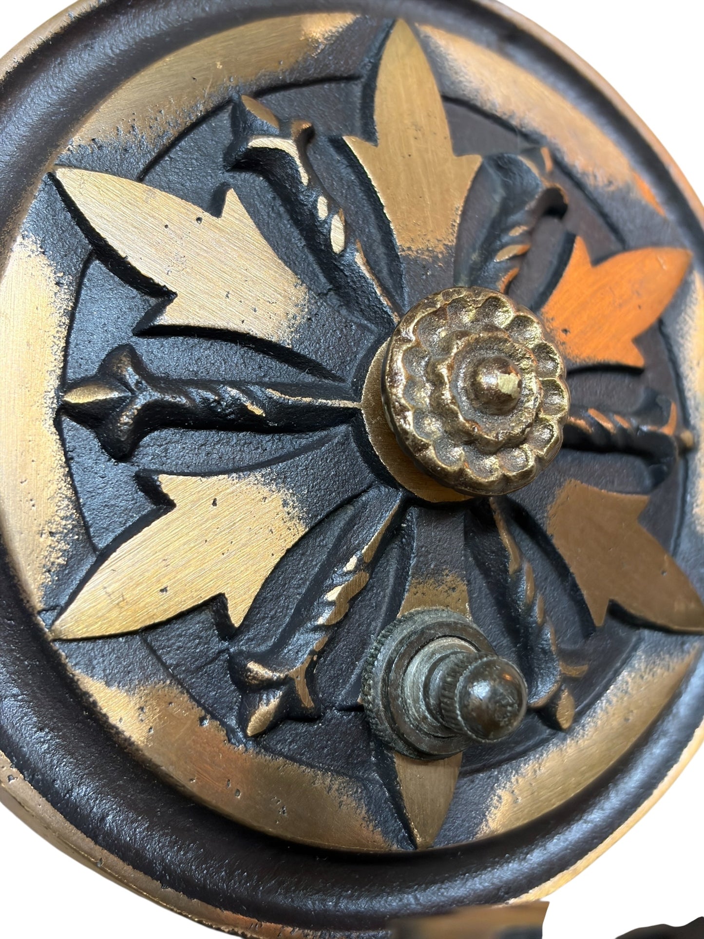 Cast Bronze Art Deco Wall Sconces from the 1920s with Original Finish #2629