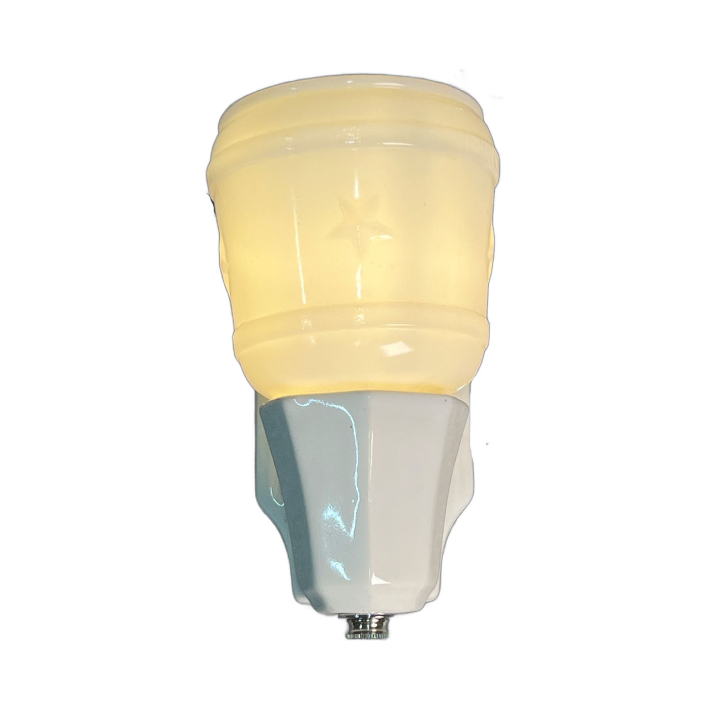 Porcelain Bath Sconce with Star Shade #2524