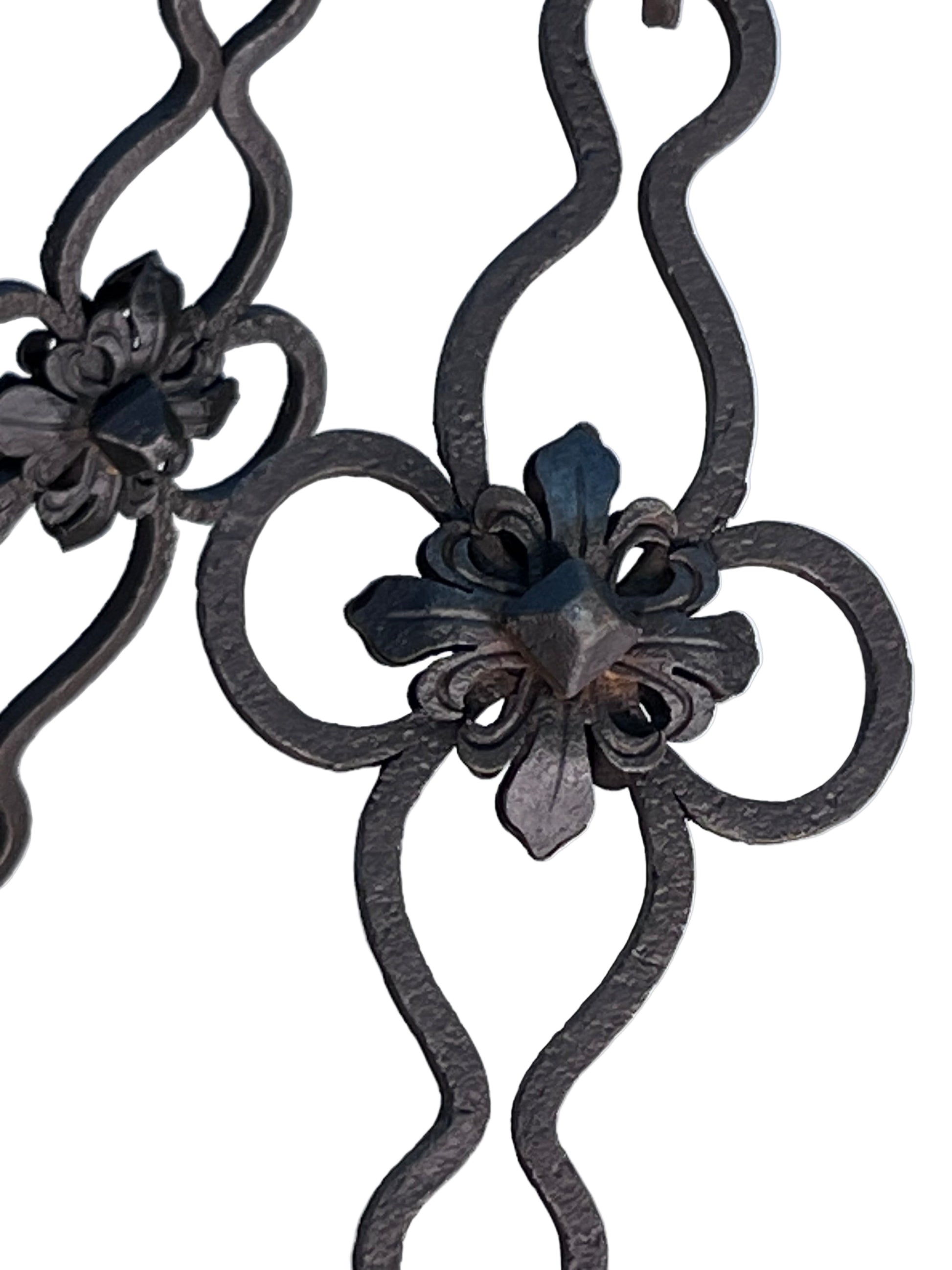 Spanish Revival Chandelier with Mica Panels
