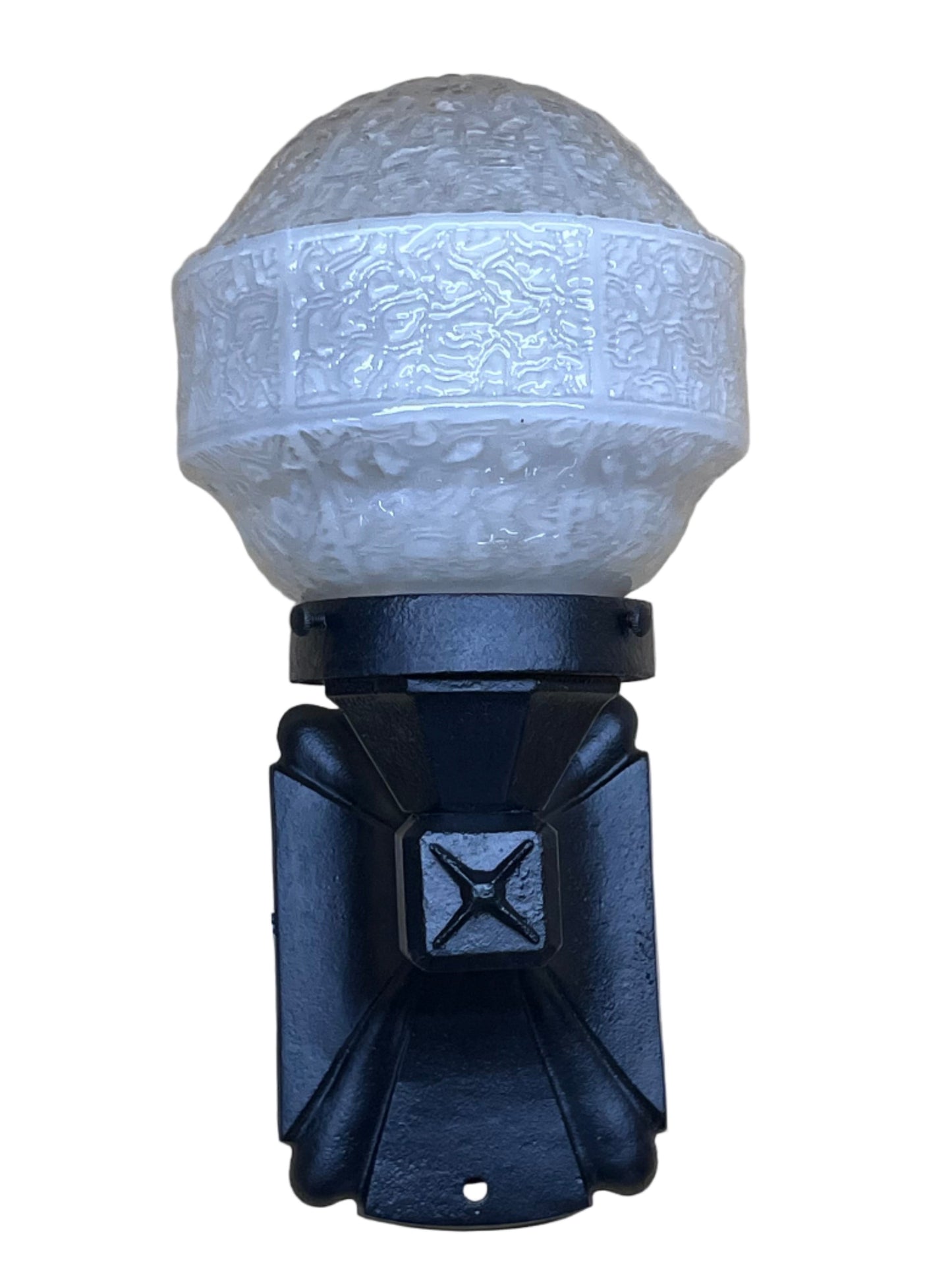 Outdoor Porch Light with Textured Shade #2560