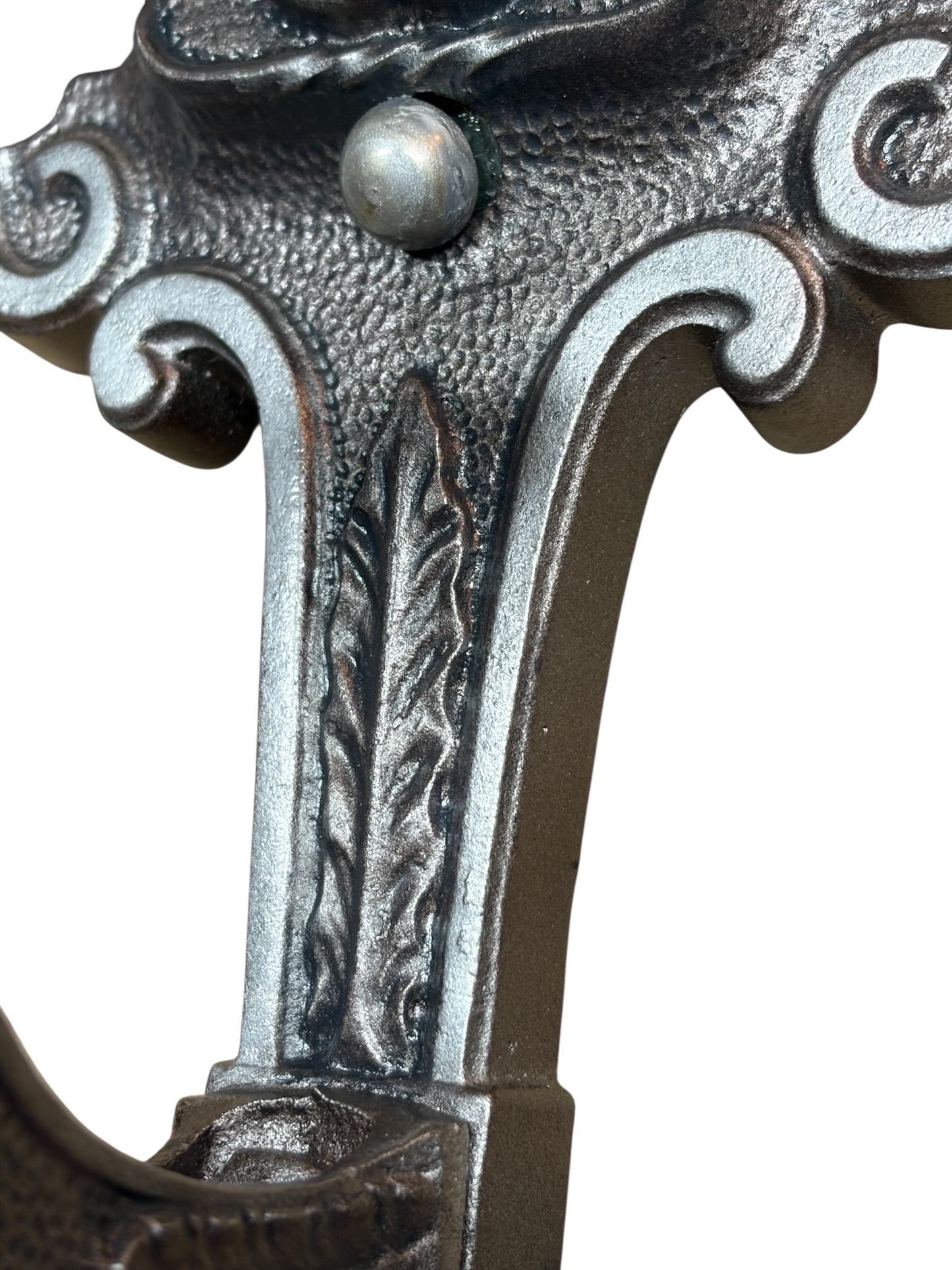 Dark Metallic Grey Sconces from the 1920s #2628