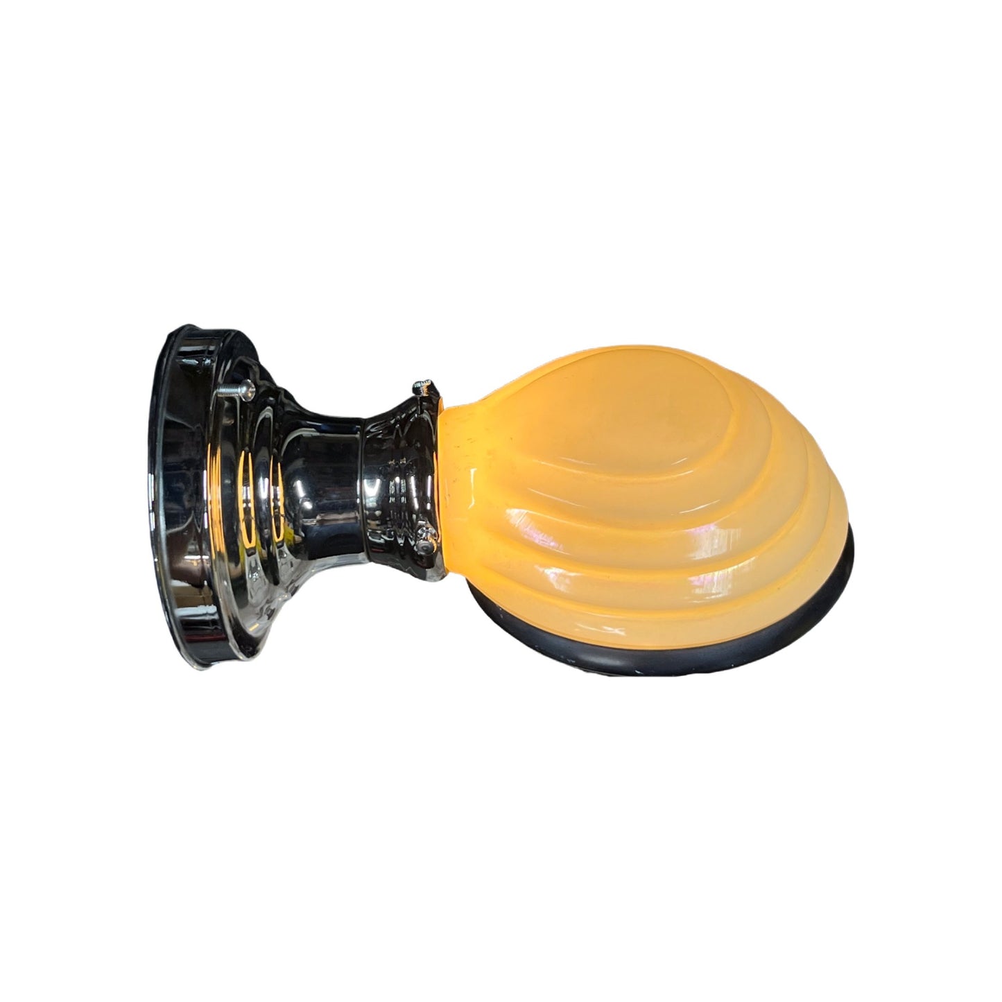 Vaseline Glass Art Deco Bathroom Light