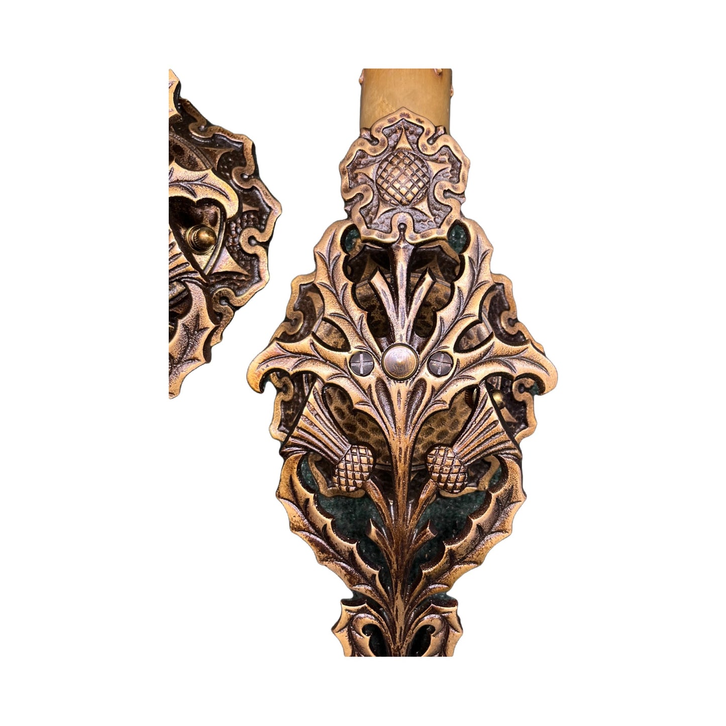 Case Bronze Thistle Wall Sconces