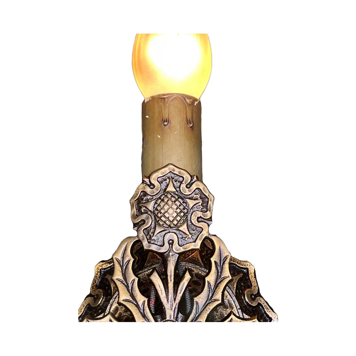 Case Bronze Thistle Wall Sconces