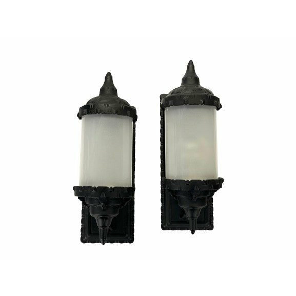 #2235 Pair Flip Up Top Cylinder Sconces