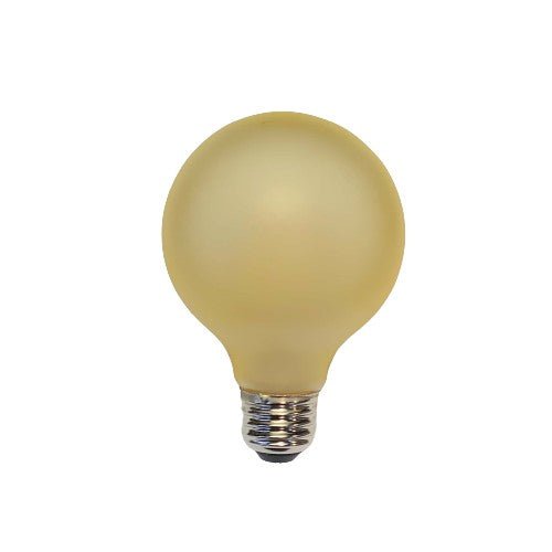 LED Painted 3" Globe, Gold or Amber 5.5w