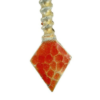 One Pair Spanish Revival Sconces from the 1920s with Original Gold and Red Finish #2072