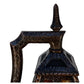 Stunning Hammered Arts and Crafts Floor Lamp in Cast Bronze with Smoking Accessories #2367