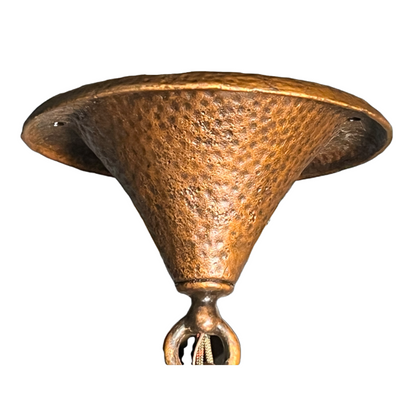 Arts and Crafts Cast Iron Craftsman Lantern, Restored and Ready to Install #2449