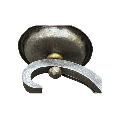 Pair Wrought Iron Double Sconces Spanish Revival Style #2506