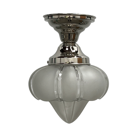 One of Several Sheffield Shade Lights on Nickel Fixture #2528