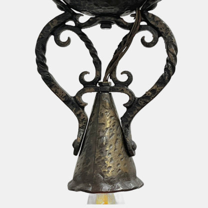 One of 5 Spanish Revival or Storybook Style Ceiling Lights #2511