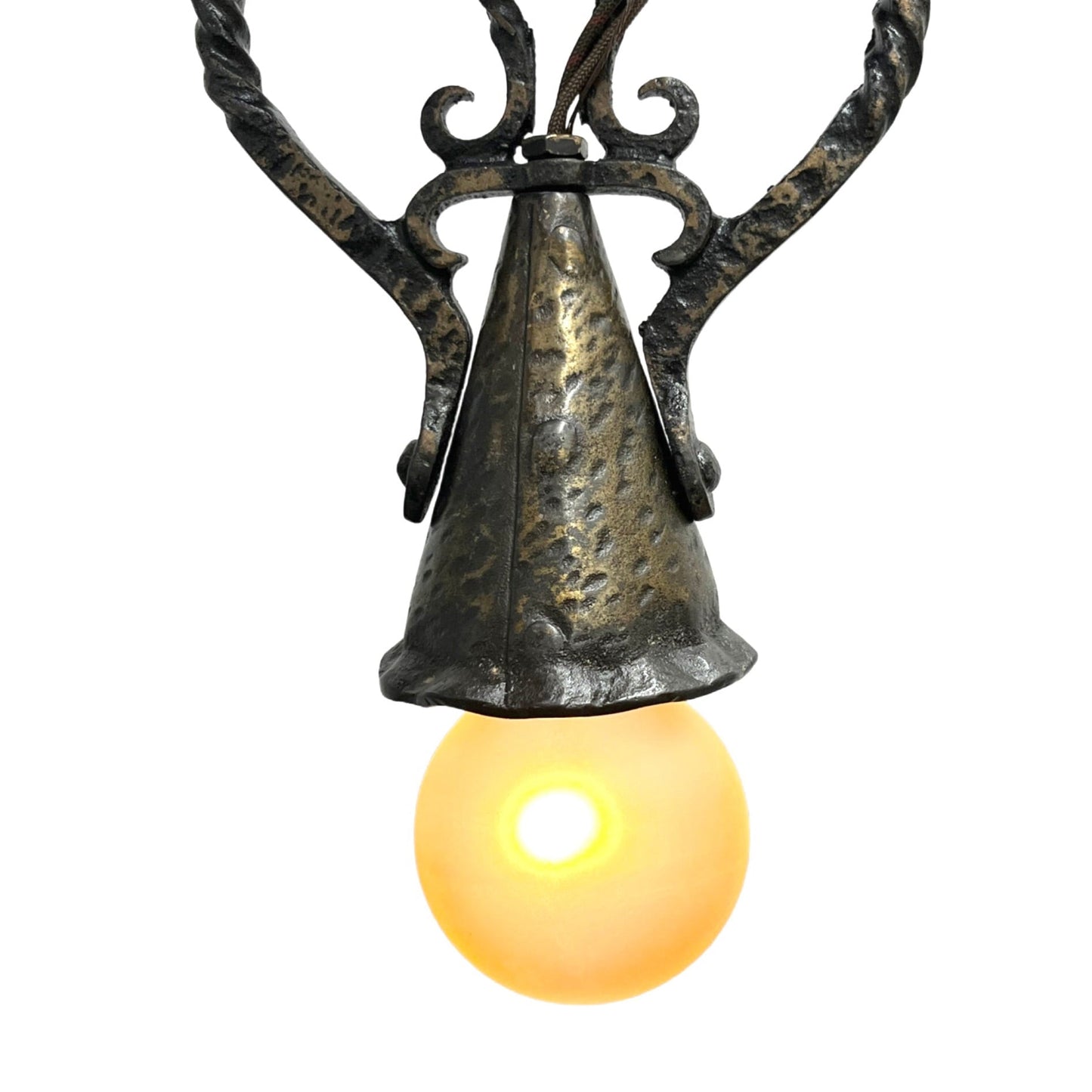 One of 5 Spanish Revival or Storybook Style Ceiling Lights #2511