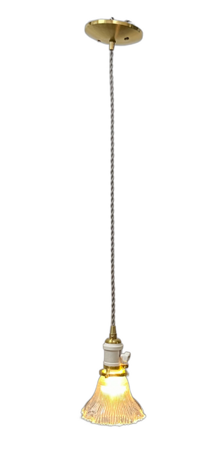 Bell Holophane Wire Pendant circa 1906 #2515