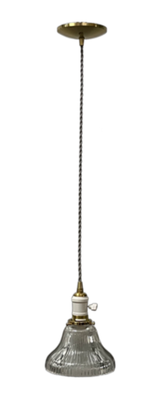 Bell Holophane Wire Pendant circa 1906 #2515