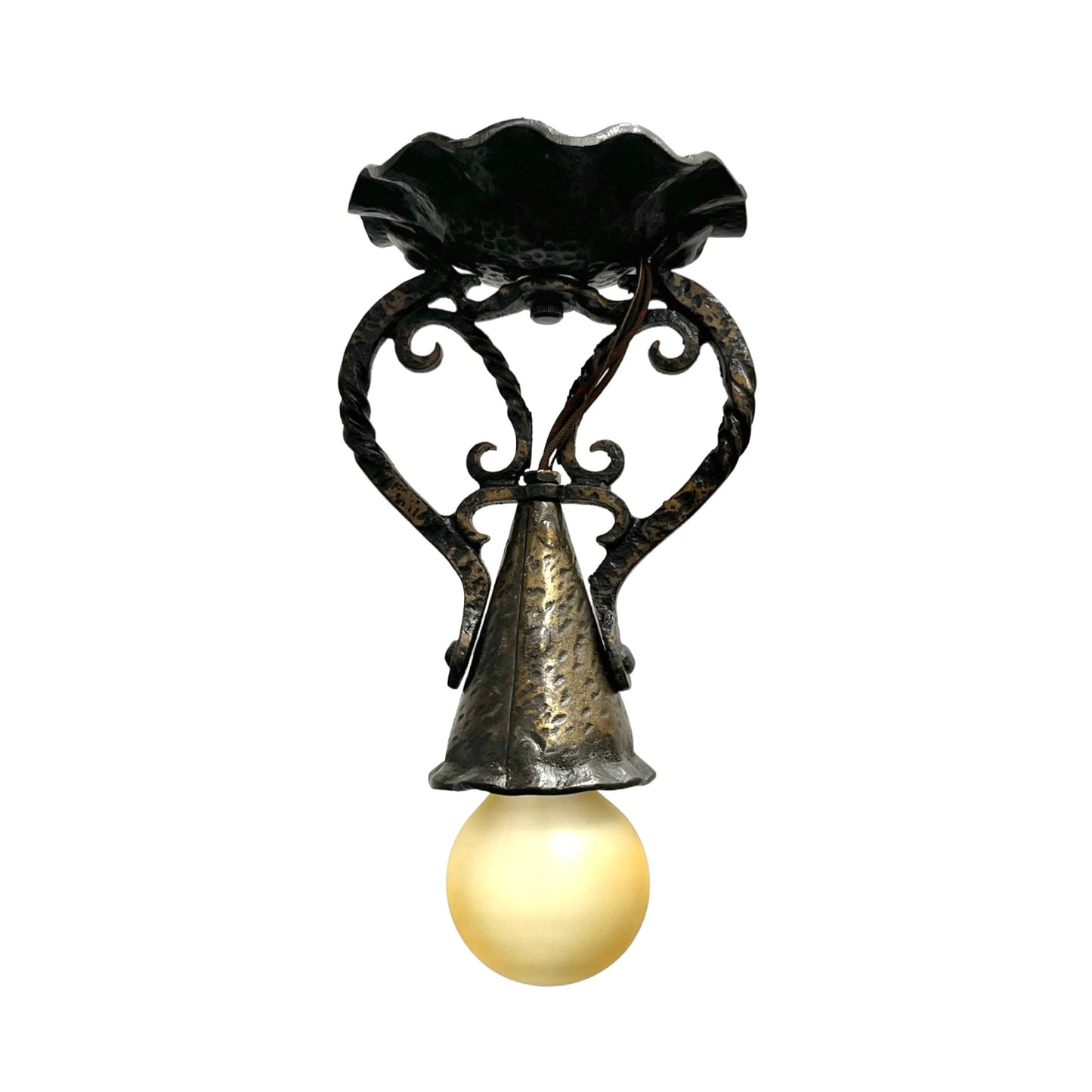 One of 5 Spanish Revival or Storybook Style Ceiling Lights #2511