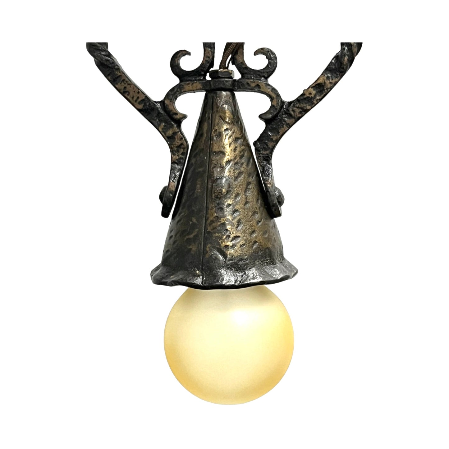One of 5 Spanish Revival or Storybook Style Ceiling Lights #2511