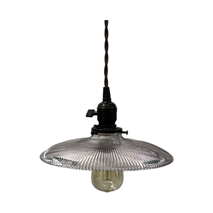 Purple "Pagoda" Brand Holophane Wire Pendant circa 1900 #2516