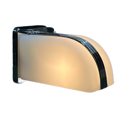 Streamline Art Deco Bath or Kitchen Sconce with Waterfall Front #2521
