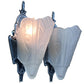 Slip Shade Sconces by Globe Lighting in Silver and Black Original Finish #2532