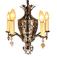 Cast Bronze 5 Light Chandelier #2533