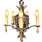 Cast Bronze 5 Light Chandelier #2533