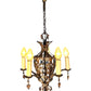 Cast Bronze 5 Light Chandelier #2533