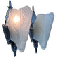 Slip Shade Sconces by Globe Lighting in Silver and Black Original Finish #2532