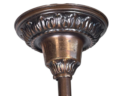 Dark Cast Bronze 5 Light with Original Finish and Candlecovers #2534