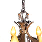 Cast Bronze 5 Light Chandelier #2533