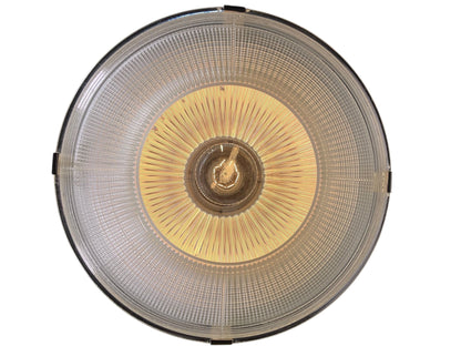 One of Two Vintage Holophane Pendant Lights #2535