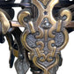 Dark Cast Bronze 5 Light with Original Finish and Candlecovers #2534