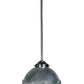 One of Two Vintage Holophane Pendant Lights #2535
