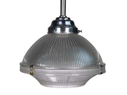 One of 3 Vintage Holophane No. 2120 Pendant Lights #2536