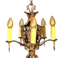 Cast Bronze 5 Light Chandelier #2533