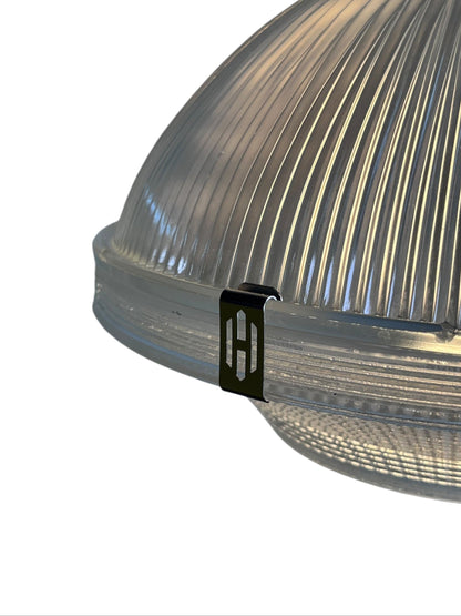 One of 3 Vintage Holophane No. 2120 Pendant Lights #2536